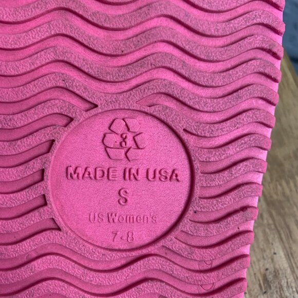 Okabashi Maddox Crossband Slide Sandals Pink Slip On Waterproof Shoes - Picture 9 of 9